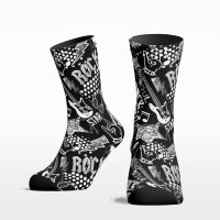 Herren Socken Rock Star COOL7 rund bedruckt