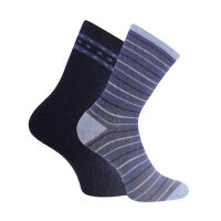 Damen Socken Muster 2er Pack