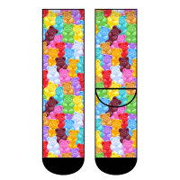 Herren Socken Gummy Bears COOL7 rund bedruckt