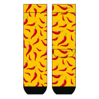 Herren Socken Chili Vegetable COOL7 rund bedruckt