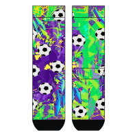 Herren Socken Street Art Soccer COOL7 rund bedruckt