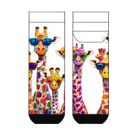 Damen Sneaker Giraffe family COOL7 rund bedruckt