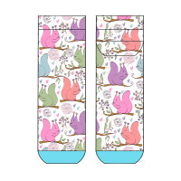 Damen Sneaker Colorful Squirrels COOL7 rund bedruckt