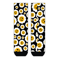 Damen Socken Smiling Eggs COOL7 rund bedruckt