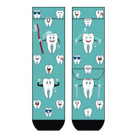 Damen Socken Dental Care COOL7 rund bedruckt