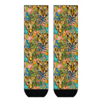 Damen Socken Wild Tropics COOL7 rund bedruckt