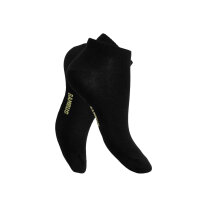 Damen Sneaker Bambus mit Komfortbund 3er Pack schwarz