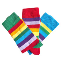 Unisex Socken Footstar - farbige Ferse und Spitze 5er Pack