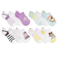 Damen Sneaker Tiere (Hackenlasche) 3er Pack