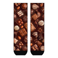 Damen Socken Chocolate COOL7 rund bedruckt
