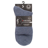 Herren Diabetiker Kurzsocken Uni 3er Pack