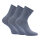 Herren Diabetiker Kurzsocken Uni 3er Pack
