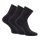 Herren Diabetiker Kurzsocken Uni 3er Pack
