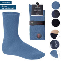 Herren Socken Premium mit Softbund ohne Gummidruck...
