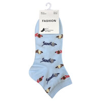 Damen Fashion Socks Kurzschaft Wiener Dog 36-41