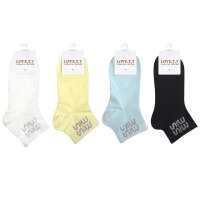 Damen Fashion Socks Kurzschaft Strass Motiv2 36-41
